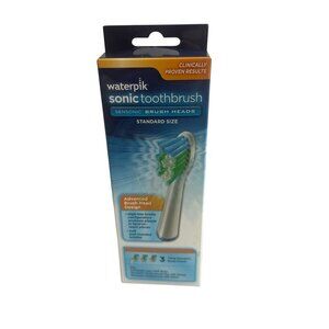 Waterpik Sonic Toothbrush Pack of Three Replacement Heads Oral Care NIP NEW